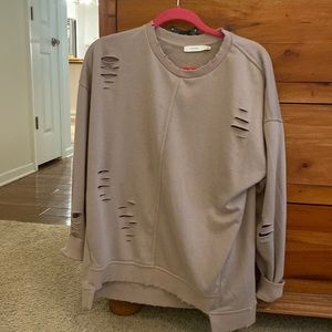 Distressed Sweatshirt